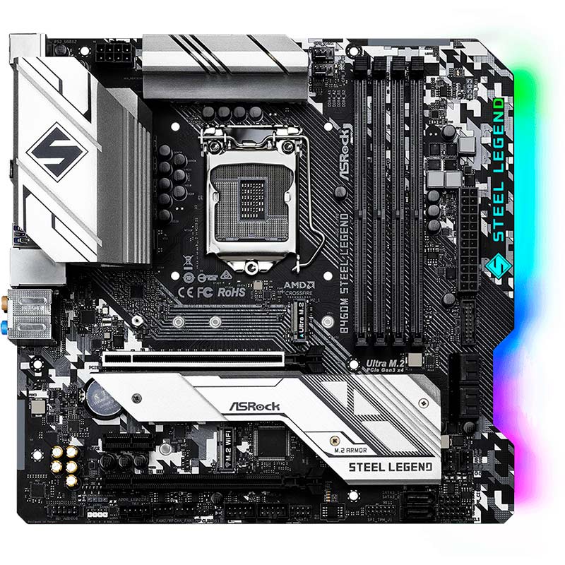 

Материнская плата ASROCK B460M STEEL LEGEND, B460M STEEL LEGEND s1200