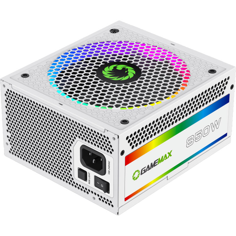 Блок питания GAMEMAX RGB850 PRO WH (RGB850 PRO WH) Назначение для настольного компьютера