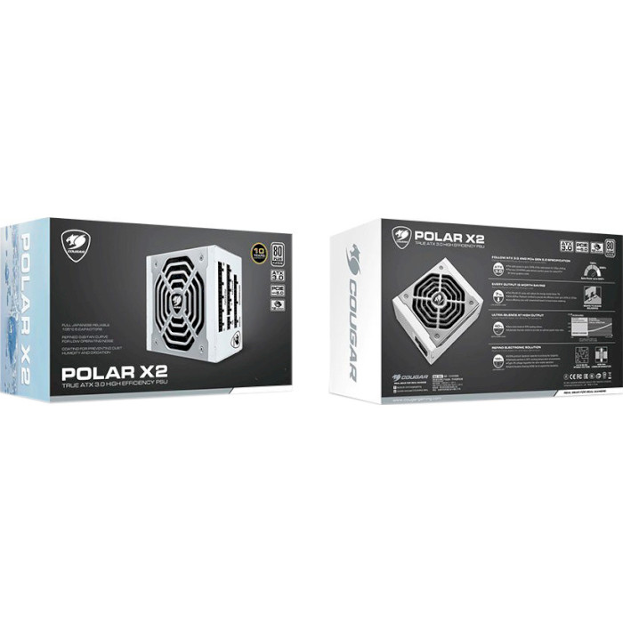 Зовнішній вигляд Блок живлення COUGAR Polar X2 1200