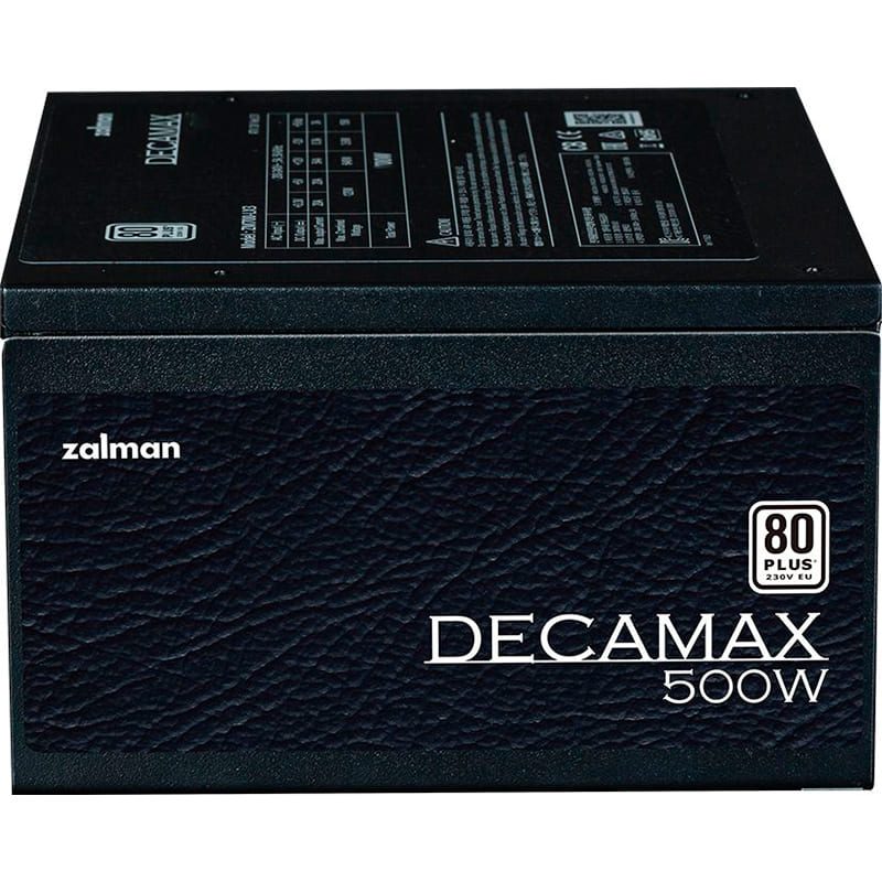 Зовнішній вигляд Блок живлення ZALMAN Decamax 500W (ZM500-LX3)