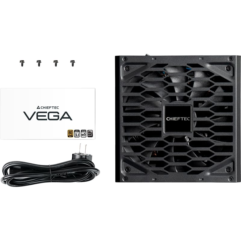 Зовнішній вигляд Блок живлення CHIEFTEC VEGA 750W (PPG-750-S)