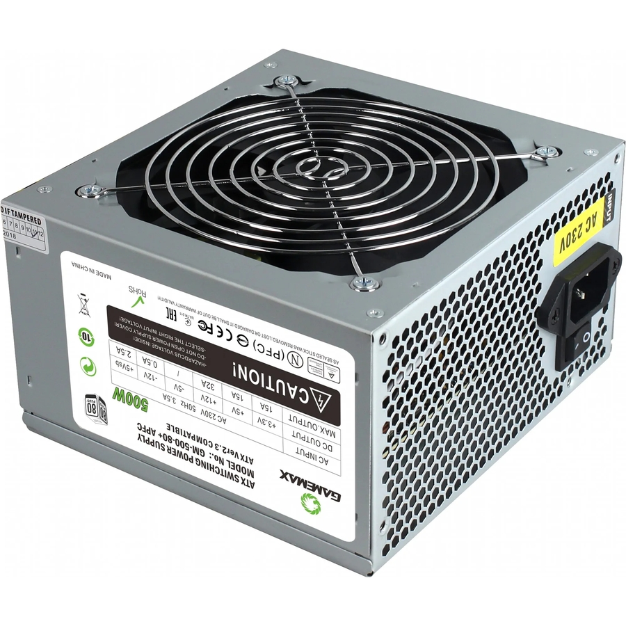 Блок живлення GAMEMAX 500W (GM-500 80+ APFC) Блок живлення GAMEMAX 500W (GM-500 80+ APFC)
