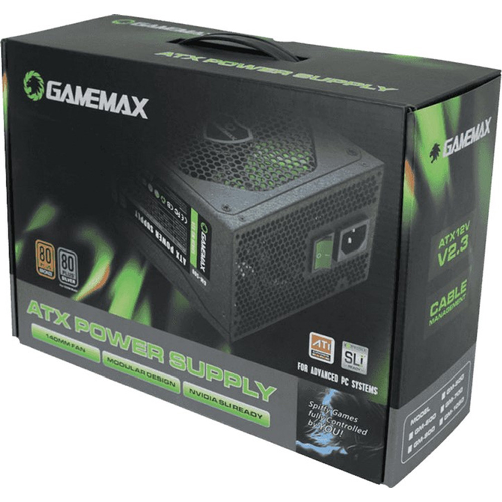 Блок живлення GAMEMAX ATX 1050W 80 Bronze (GM-1050 Modular) Потужність 1050