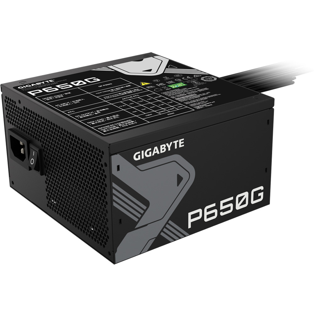 Блок питания GIGABYTE 650W 80 Gold Pluse 120 мм (P650G) Назначение для настольного компьютера