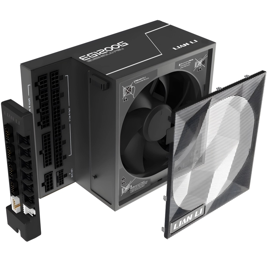 Заказать Блок питания LIAN LI EDGE GOLD 1200W White with Hub EU Cord (G9P.EG1200G.WH00.EU)