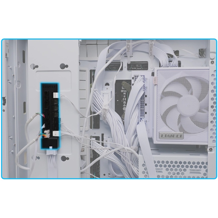 Фото Блок питания LIAN LI EDGE GOLD 1200W White with Hub EU Cord (G9P.EG1200G.WH00.EU)