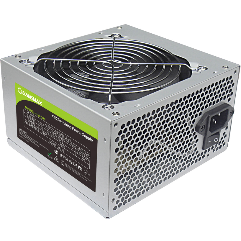Блок питания GAMEMAX ATX 500W GM-500 Мощность 500