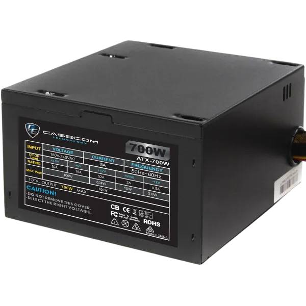 Блок питания CASECOM 700W (CM 700 ATX) Назначение для настольного компьютера