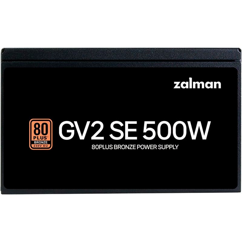 Блок живлення ZALMAN GV2SE 500W (ZM500-GV2SE) Призначенння для настільного комп'ютера