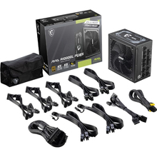 Блок питания MSI ATX 1000W EU Fully-Modular 80 Plus Gold (MAG A1000GL PCIE5)