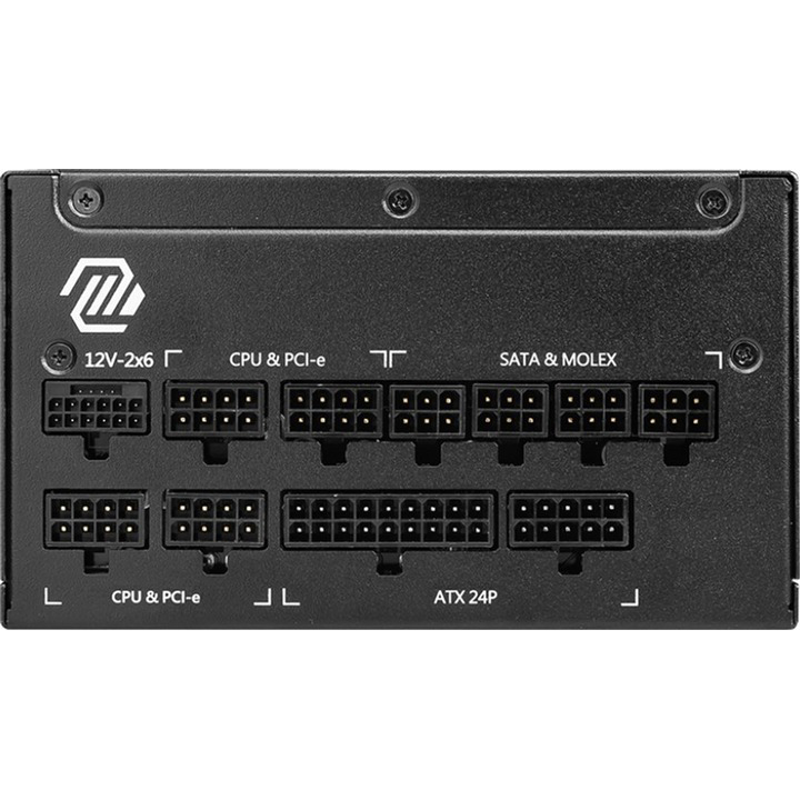 Блок питания MSI ATX 1000W EU Fully-Modular 80 Plus Gold (MAG A1000GL PCIE5) Форм-фактор ATX