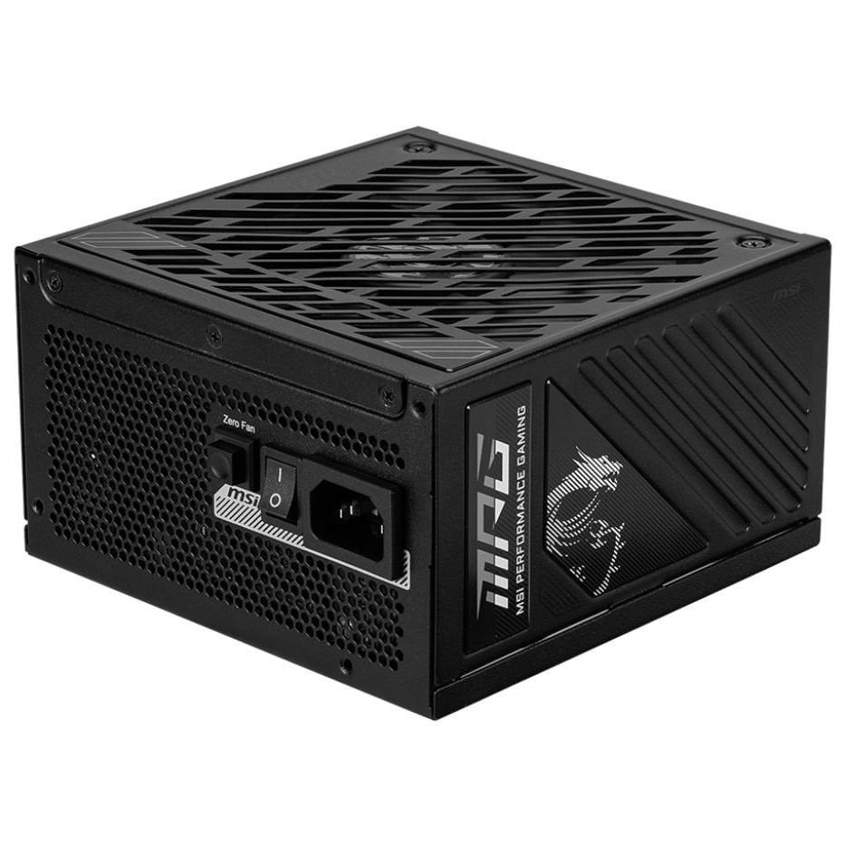Блок питания MSI 1250W EU Fully-Modular 80 Plus Gold (MPG A1250GS PCIE5) Назначение для настольного компьютера