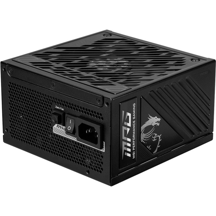 Блок питания MSI 850W EU Fully-Modular 80 Plus Gold (MPG A850GS PCIE5) Мощность 850