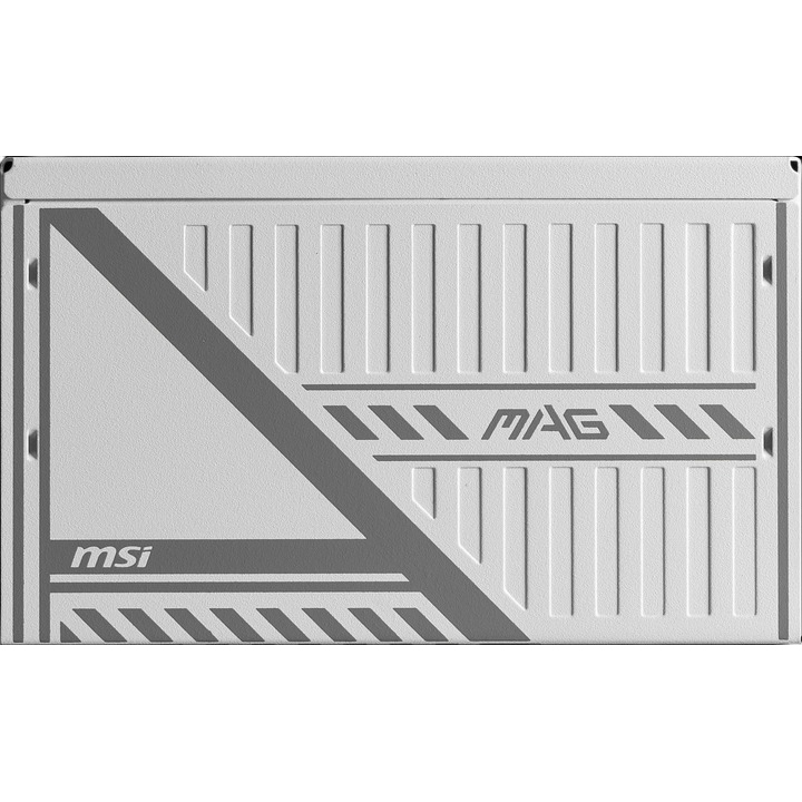 Внешний вид Блок питания MSI ATX 650W EU 650W Non-Modular 80 Plus Bronze (MAG A650BNL WHITE)
