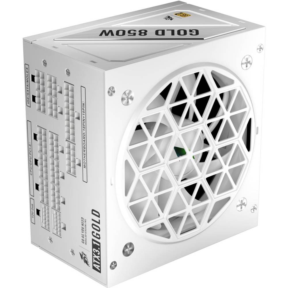 Блок живлення 1STPLAYER HA-850BA4 White (NGDP-GLD-850-WH-EU) Призначенння для настільного комп'ютера