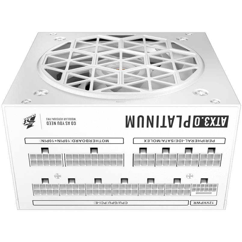 Внешний вид Блок питания 1STPLAYER HA-1000BA3 White 1000W (NGDP-PLT-1000-WH-EU)