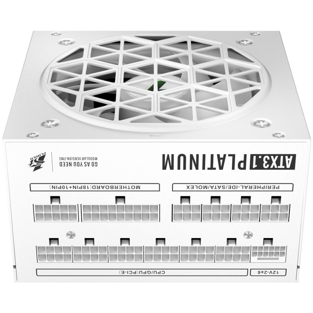 Внешний вид Блок питания 1STPLAYER HA-1300BA3 White 1300W (NGDP-PLT-1300-WH-EU)