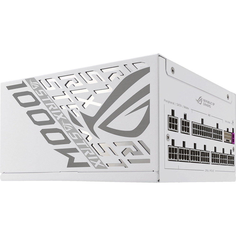 Зображення Блок живлення ASUS ROG Strix 1000W Platinum White Edition (90YE00W4-B0NA00)