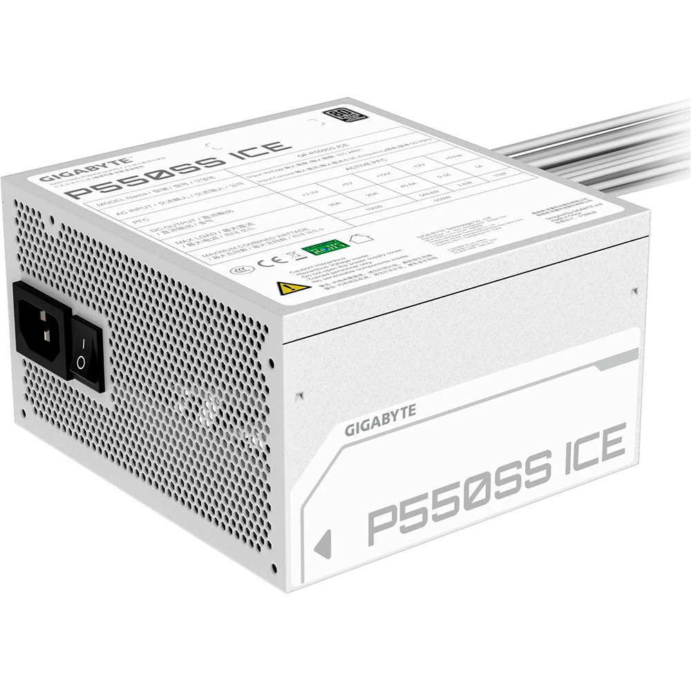 Блок живлення GIGABYTE GP-P550SS ICE Корекція коефіцієнта потужності PFC   активна