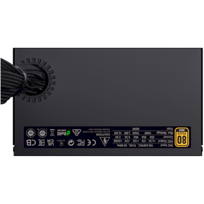 Зовнішній вигляд Блок живлення GAMEMAX 800W (GX-800)