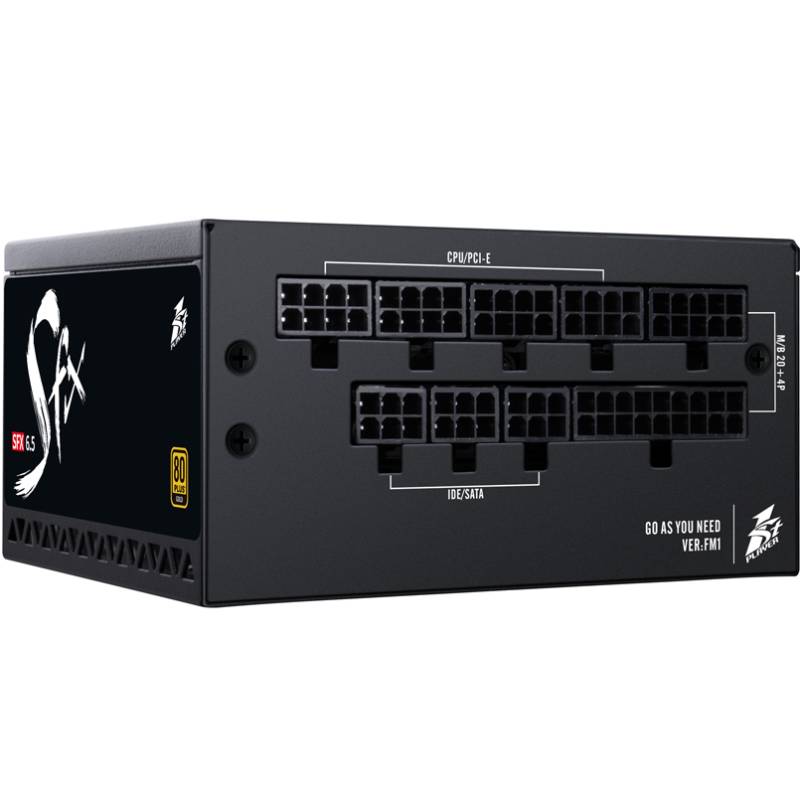 Блок живлення 1STPLAYER PS-650SFX Black (SFX-GLD-650-BK-EU)