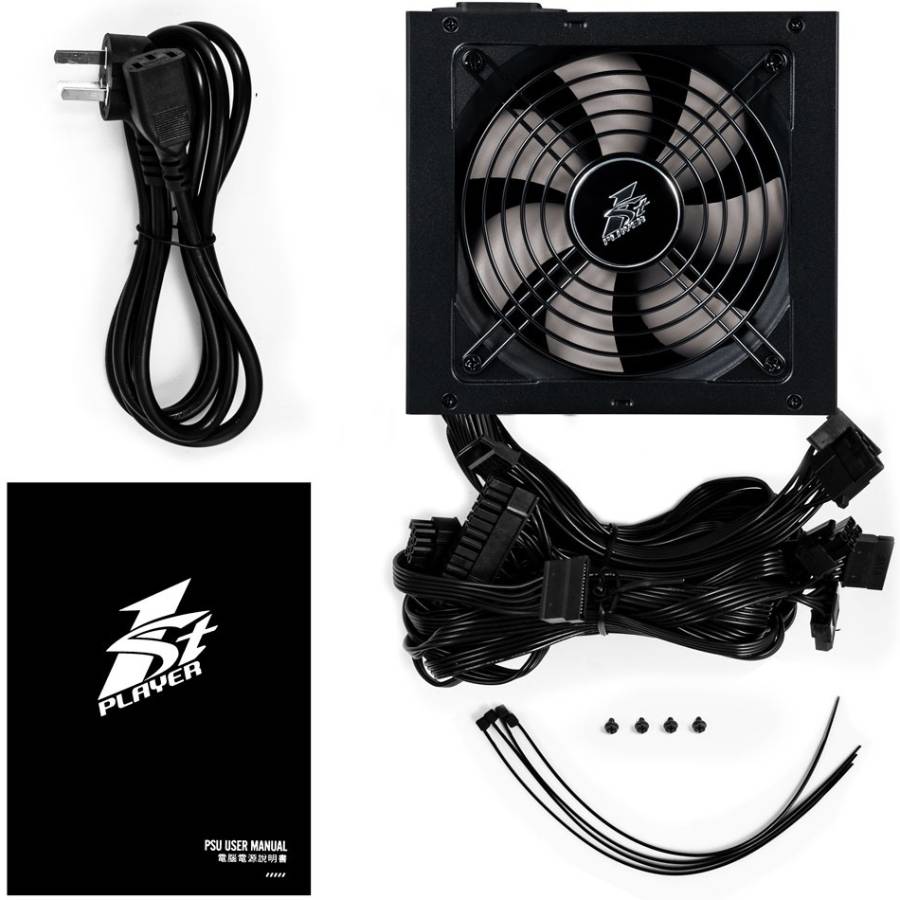 Фото Блок питания 1STPLAYER PS-700AX Black (DKPM-BRZ-700-BK-EU)