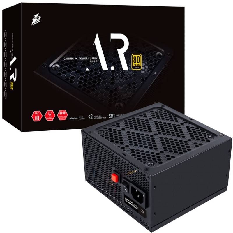Изображение Блок питания 1STPLAYER PS-750AR Black (AR-GLD-750-BK-EU)