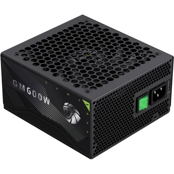 Блок живлення GAMEMAX 600W 600B Black (GM 600B Fully-modular New) Потужність 600