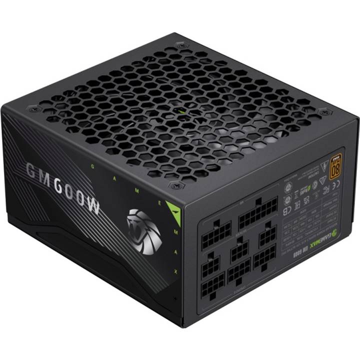 Блок живлення GAMEMAX 600W 600B Black (GM 600B Fully-modular New)