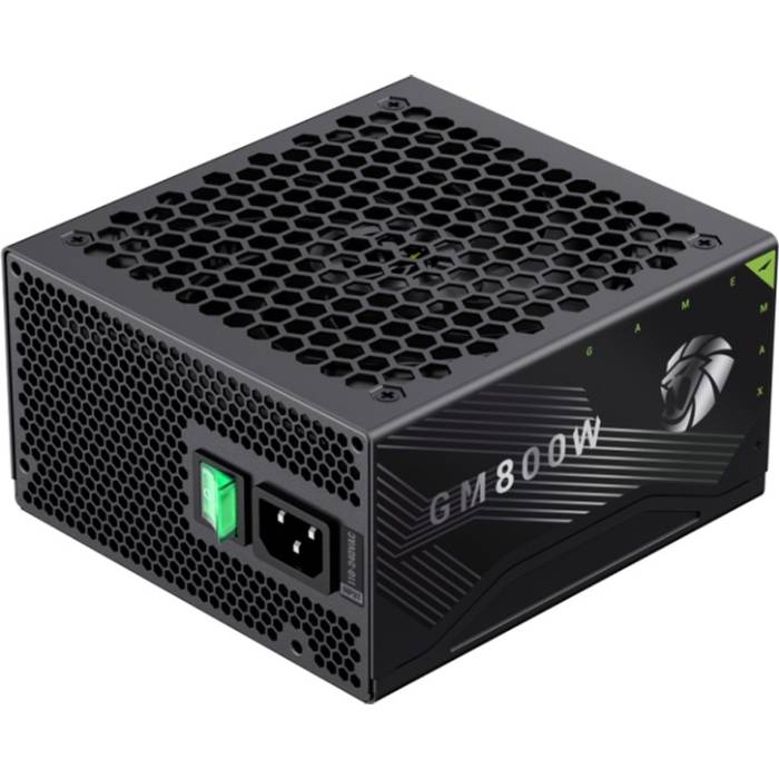 Блок живлення GAMEMAX 800W GM 800B Black (GM 800B Fully-modular New) Призначенння для настільного комп'ютера