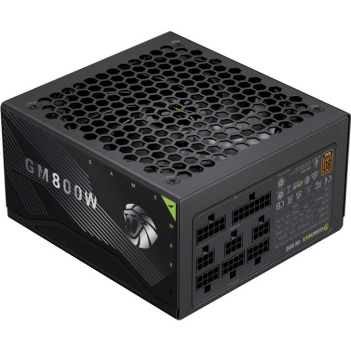 Блок живлення GAMEMAX 800W GM 800B Black (GM 800B Fully-modular New)