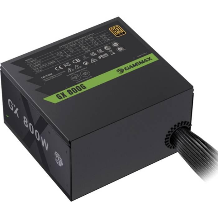 Зовнішній вигляд Блок живлення GAMEMAX 800W GX 800G