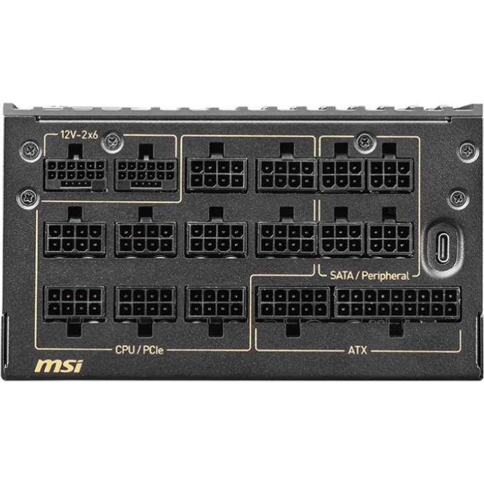 Блок живлення MSI 1600W MEG Ai1600T PCIE5 Потужність 1600