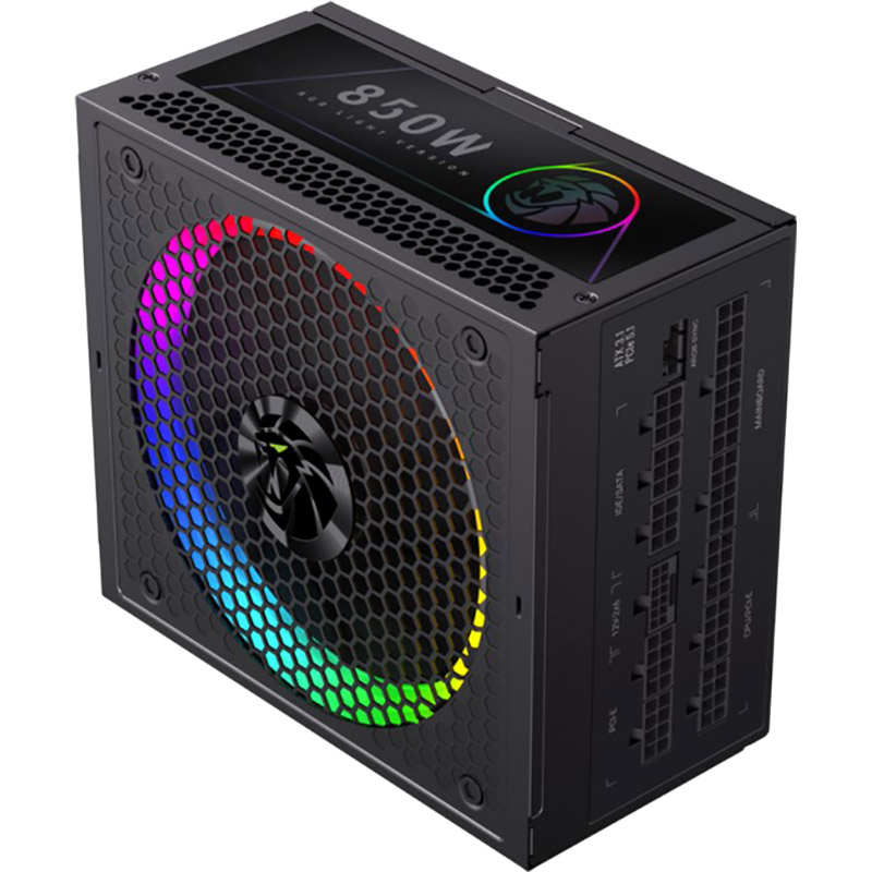 Блок питания GAMEMAX 850W RGB PRO 850G Мощность 850
