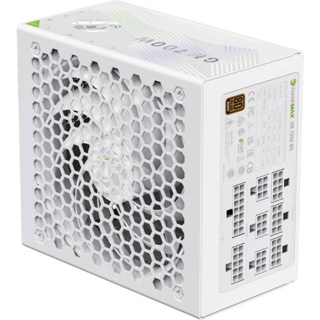 Блок живлення GAMEMAX 700W GM 700B WH (GM 700B WH Fully-modular New) Корекція коефіцієнта потужності PFC   активна