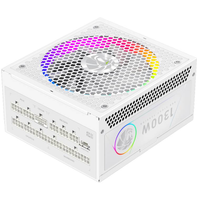 Блок питания GAMEMAX 1300W (RGB PRO 1300P WH) Мощность 1300