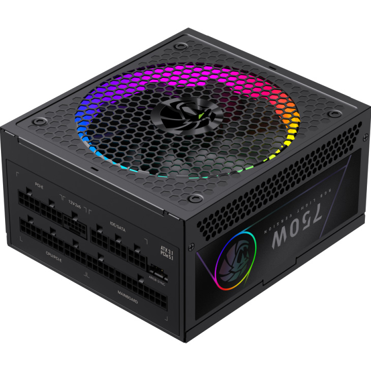 Блок живлення GAMEMAX 750W RGB PRO 750G Потужність 750