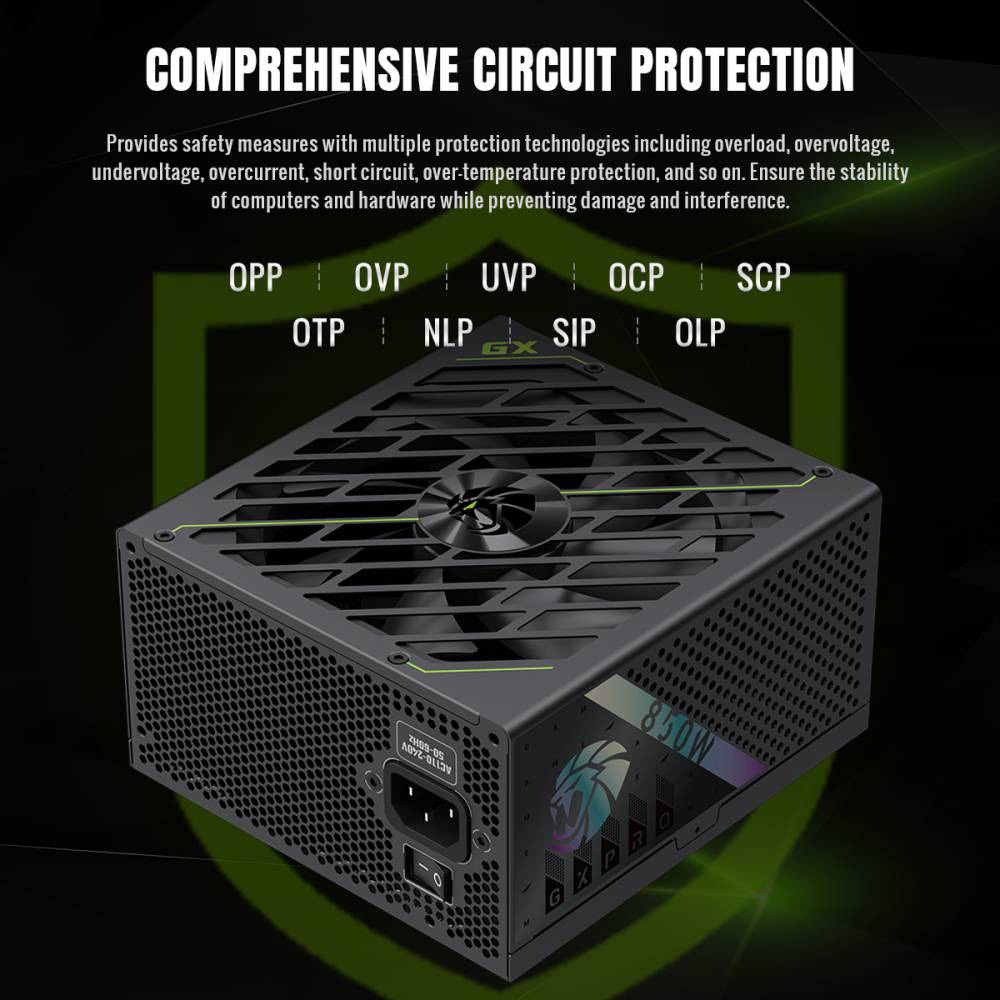 Заказать Блок питания GAMEMAX 850W GX PRO 850G