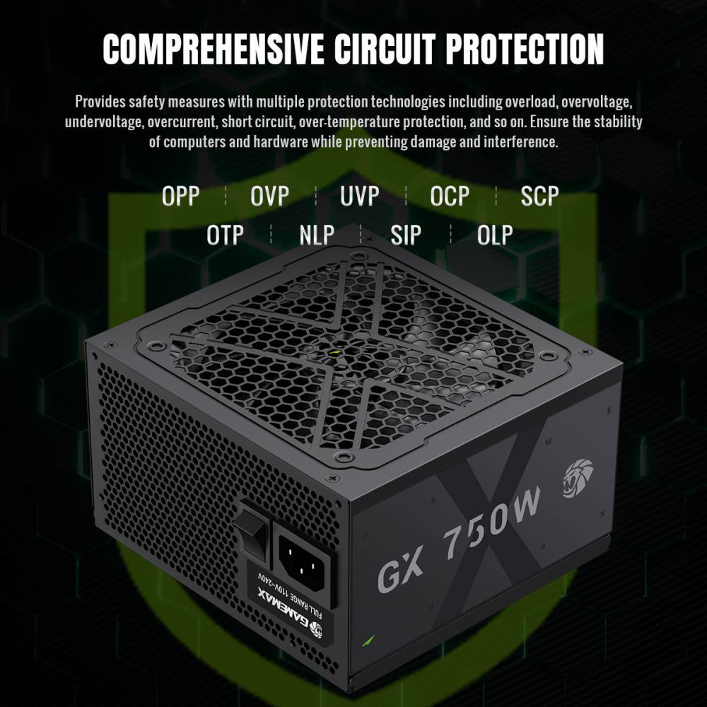 Покупка Блок живлення GAMEMAX 750W GX 750GF