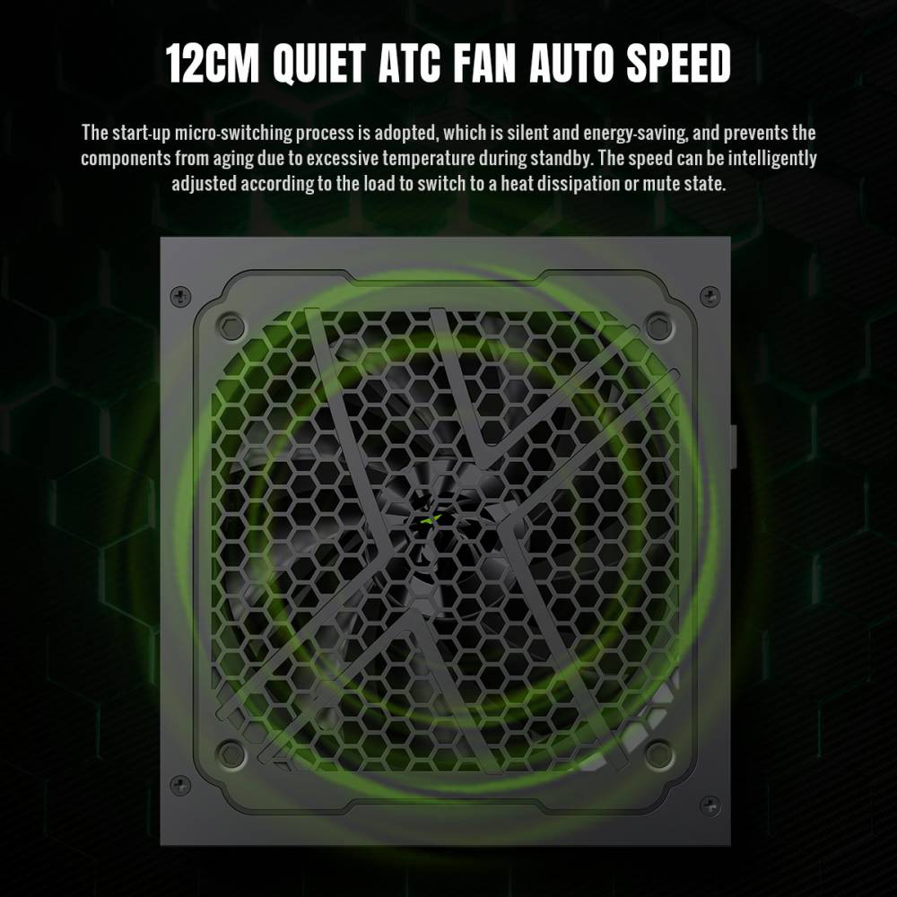 Зовнішній вигляд Блок живлення GAMEMAX 750W GX 750GF