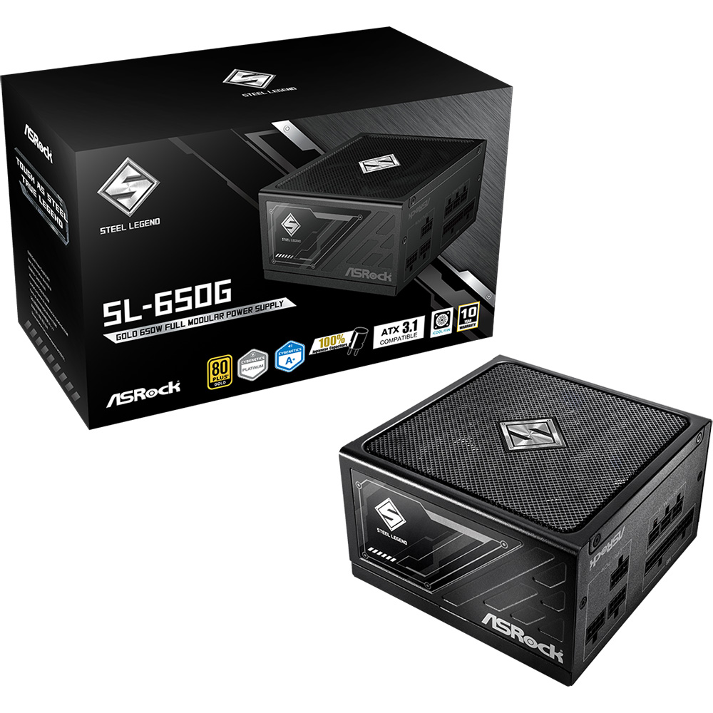 Блок питания ASROCK 650W SteelLegend SL-650G Блок питания ASROCK 650W SteelLegend SL-650G