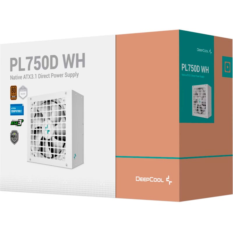 Покупка Блок живлення DEEPCOOL PL750D V2 750W White (R-PL750D-FC0W-EU-V2)