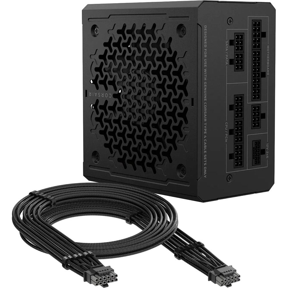 Зовнішній вигляд Блок живлення CORSAIR RM1000e ATX 3.1 1000W (CP-9020297-EU)