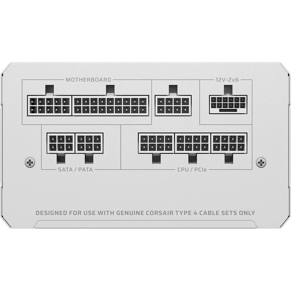 Блок живлення CORSAIR RM1000e ATX 3.1 White 1000W (CP-9020294-EU) Призначенння для настільного комп'ютера