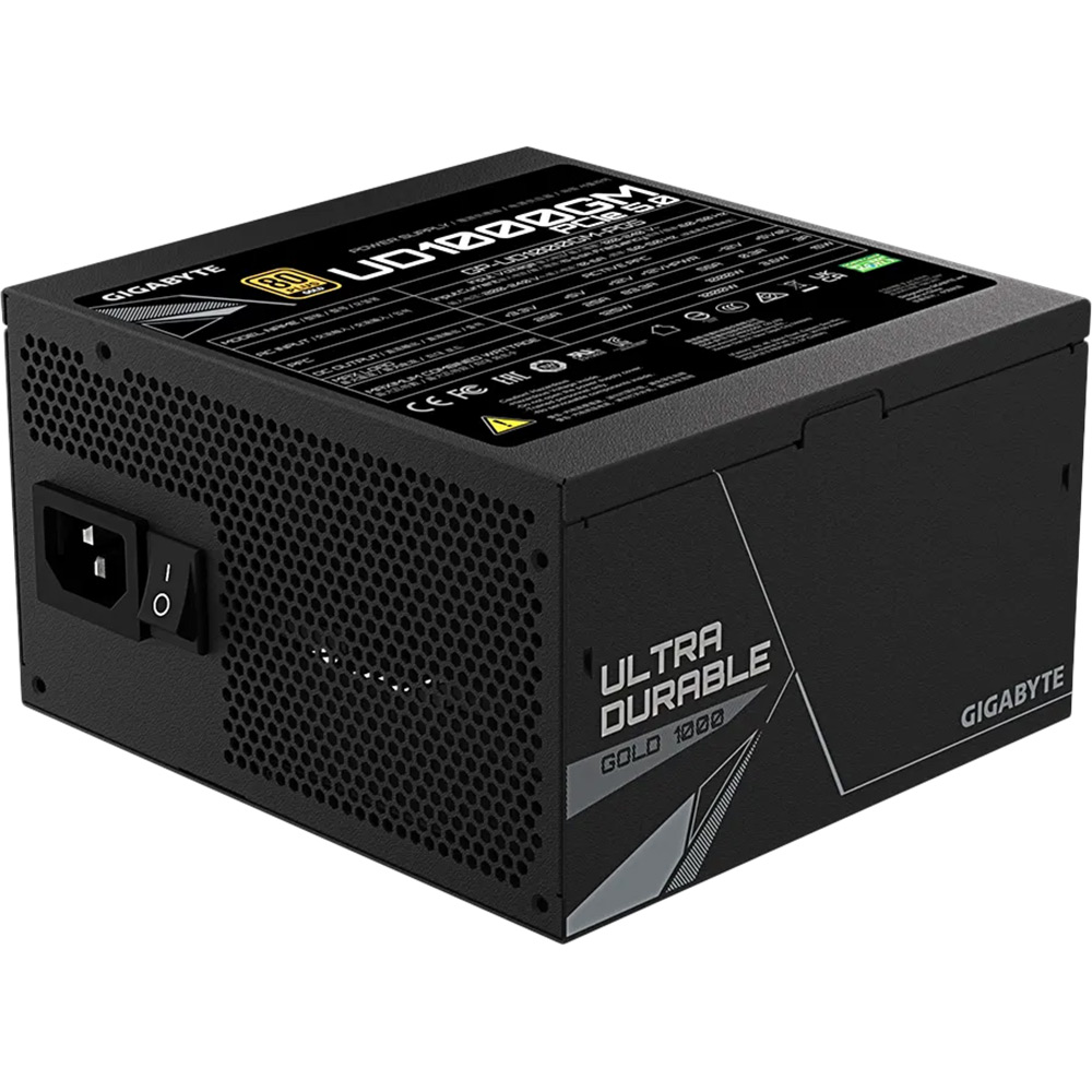 Блок живлення GIGABYTE ATX2.31 1000W GP-UD1000GM PG5 Корекція коефіцієнта потужності PFC   активна