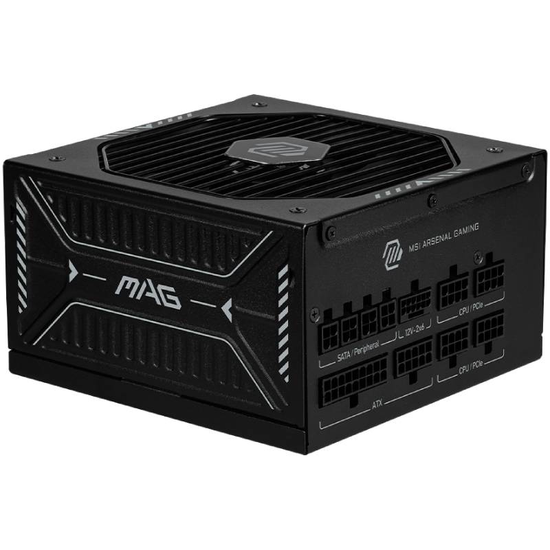Блок питания MSI ATX 1000W MAG A1000GLS PCIE5 Назначение для настольного компьютера