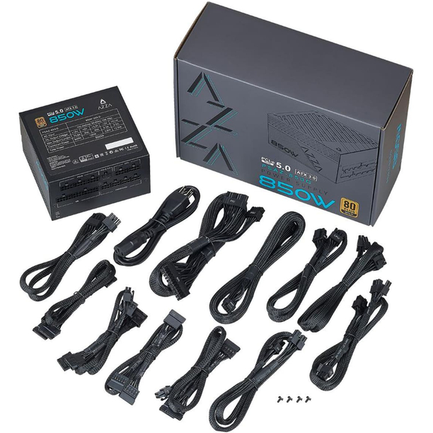 Блок питания AZZA ATX 850W PSAZ-850G(ATX3.1) Блок питания AZZA ATX 850W PSAZ-850G(ATX3.1) Форм-фактор ATX