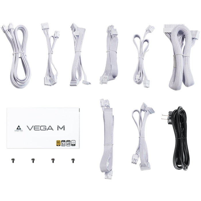 Блок питания CHIEFTEC VEGA M PPG-1000-CW Фото Блок питания CHIEFTEC VEGA M PPG-1000-CW
