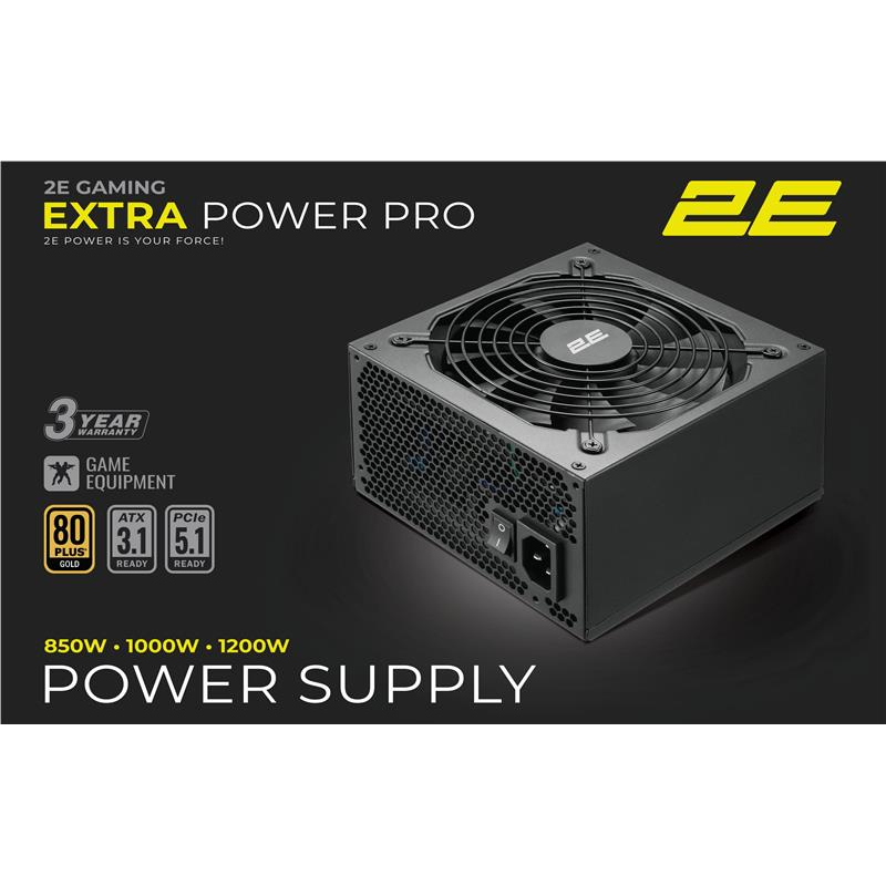 Блок живлення 2E GAMING Extra Power Pro 1000W (2E-EP1000GMII-140) Призначенння для настільного комп'ютера