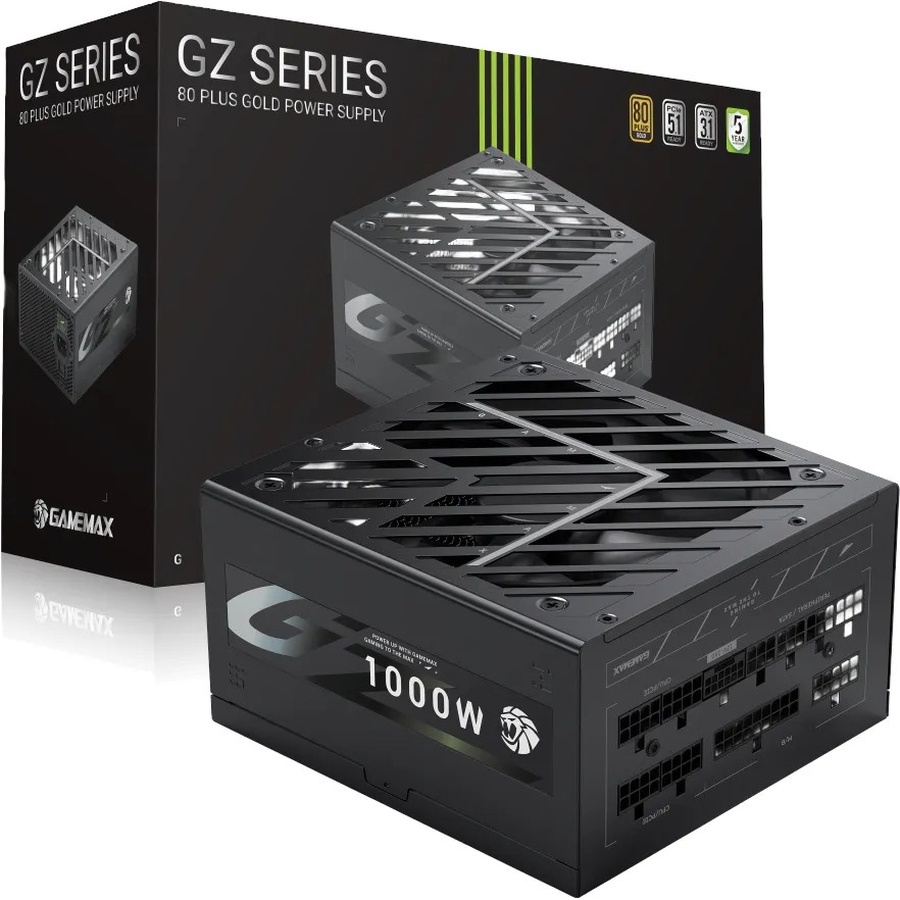 Блок питания GAMEMAX 1000W (GZ 1000G BK) Форм-фактор ATX